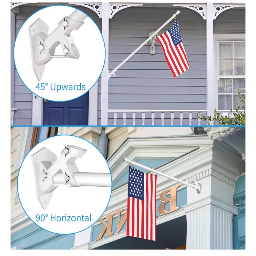 NEW IN BOX - Flag pole with American flag